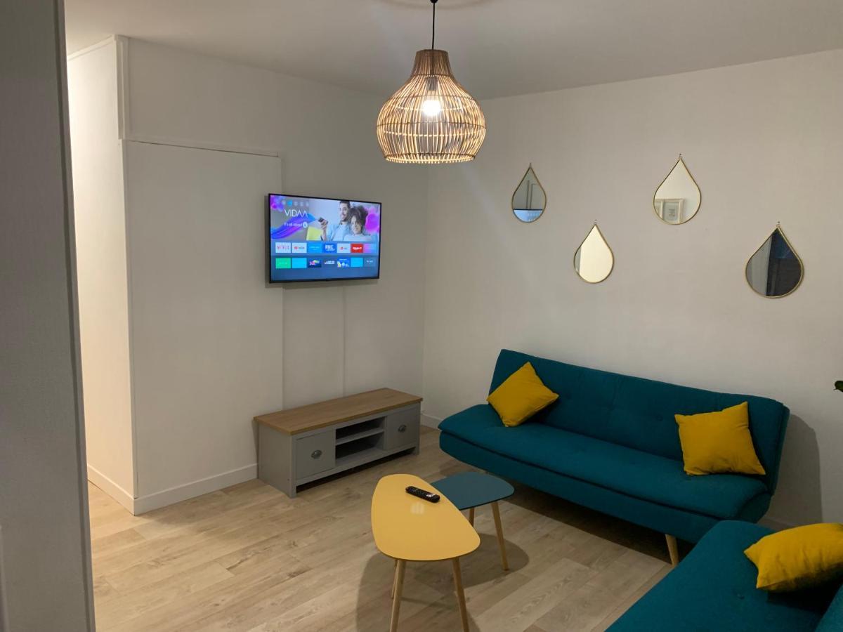 L Effet Mer 70M2 Avec 2 Chambres Doubles Avec Parking 1 Voiture Gratuit, Netflix Disney Plus Disponible Lits Faits A L Arrive Serviettes De Toilettes Fournies Dieppe Exterior photo