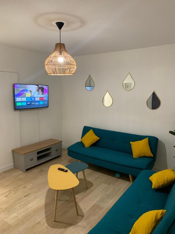 L Effet Mer 70M2 Avec 2 Chambres Doubles Avec Parking 1 Voiture Gratuit, Netflix Disney Plus Disponible Lits Faits A L Arrive Serviettes De Toilettes Fournies Dieppe Exterior photo